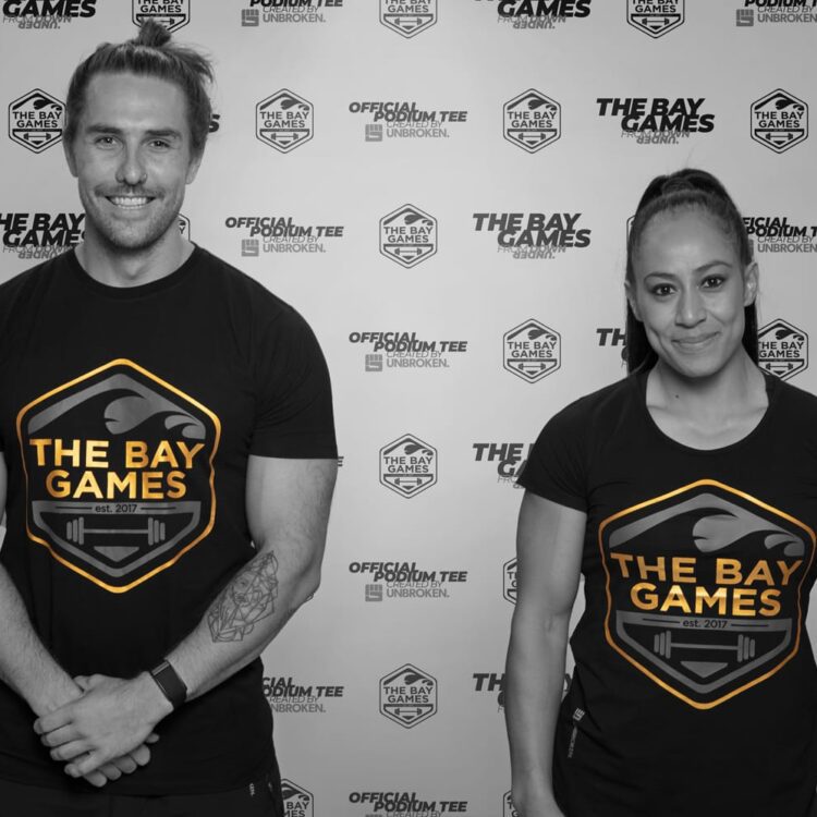 The Bay Games: Podium Tee Banner